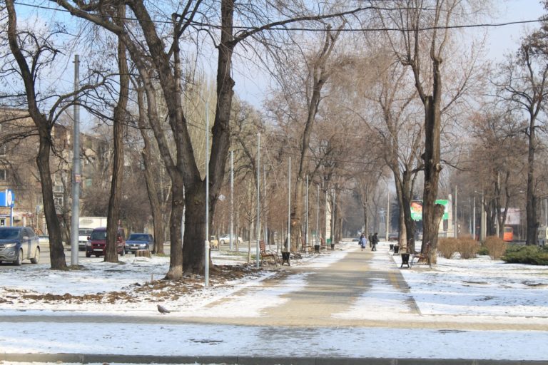 Новые фонари на Металлургов