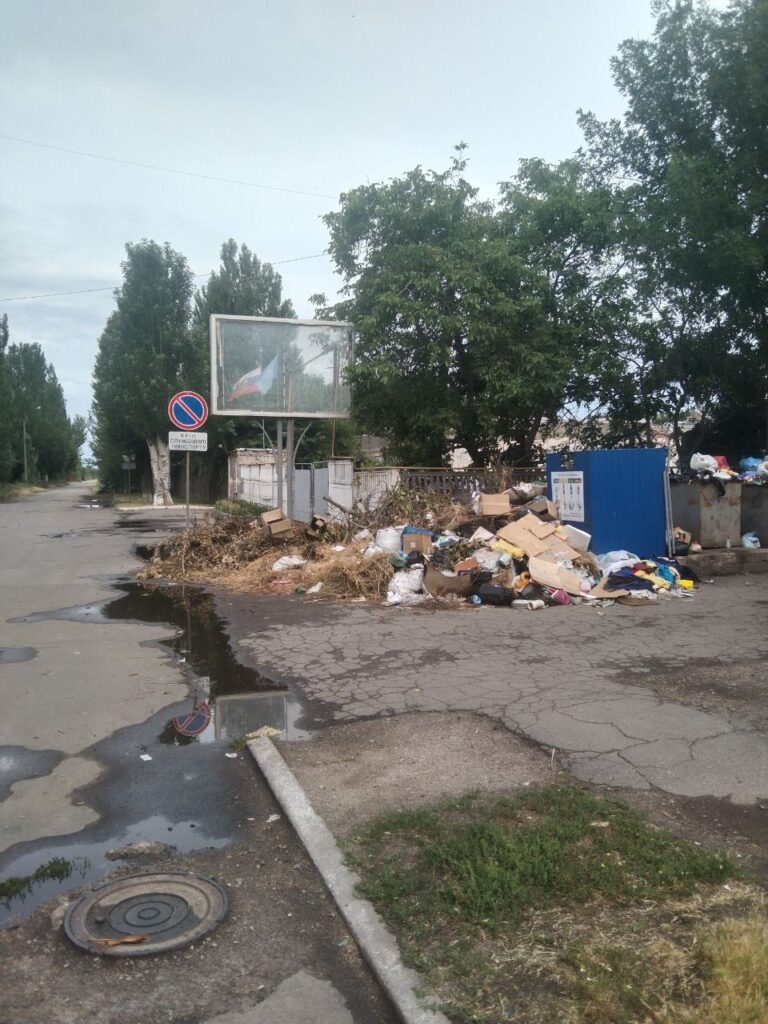 Тимчасово окупований Бердянськ продовжує тонути у відходах — Вікторія Галіціна