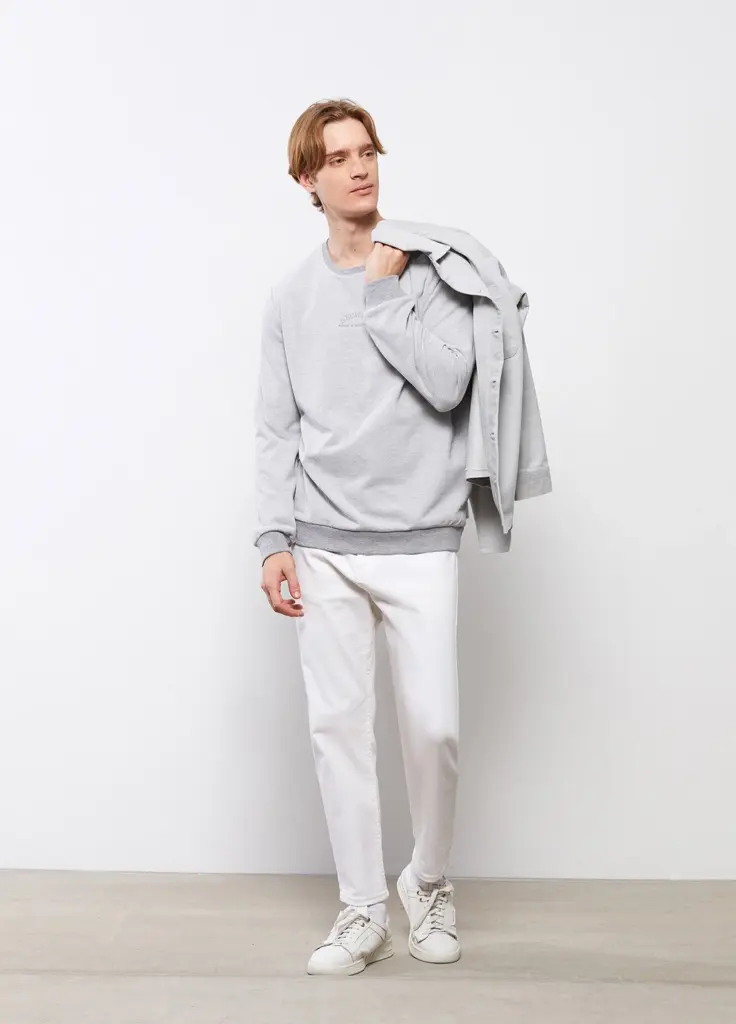 світшот чоловічій світло сірий